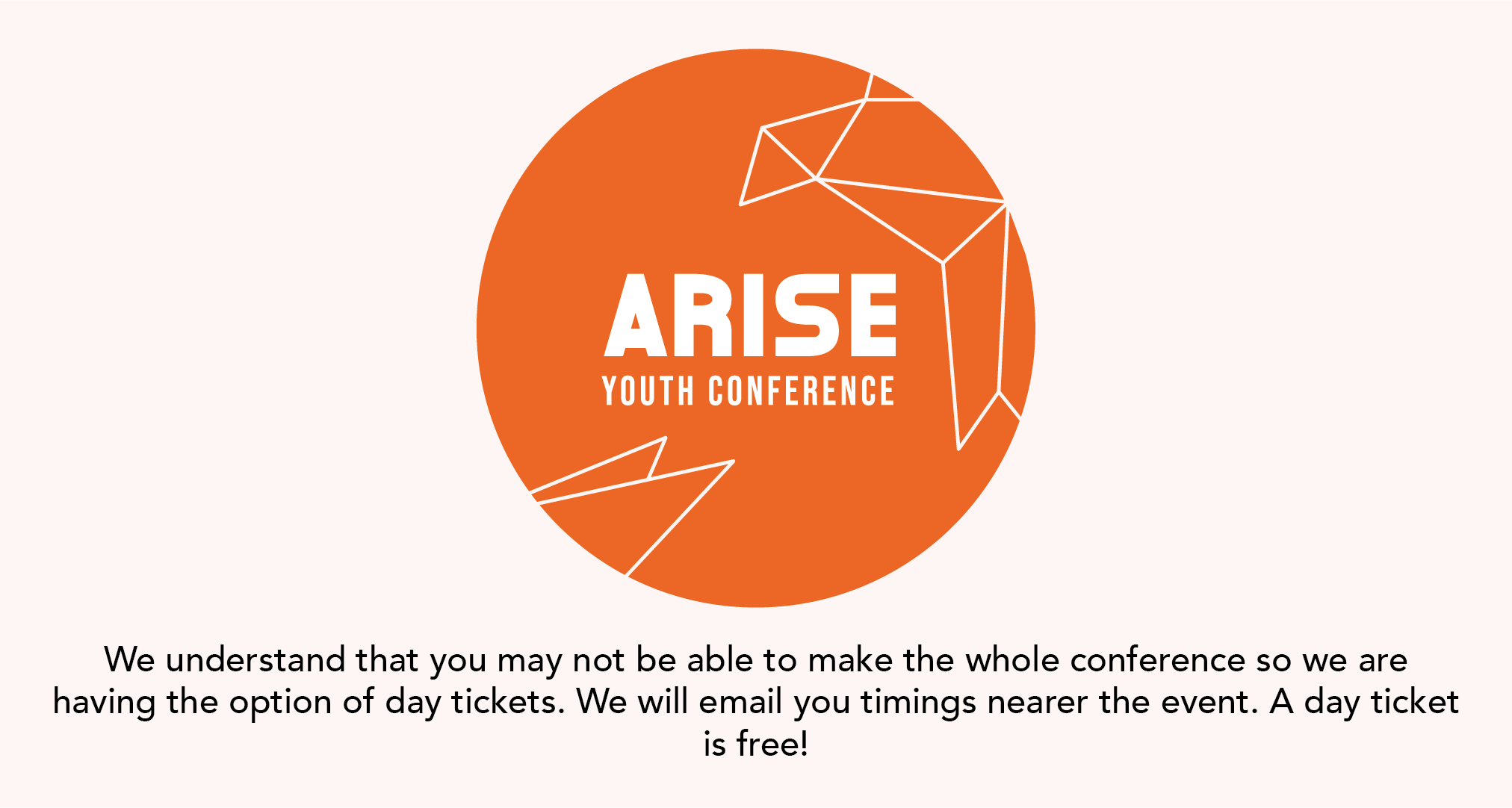 Arise website day ticket 1