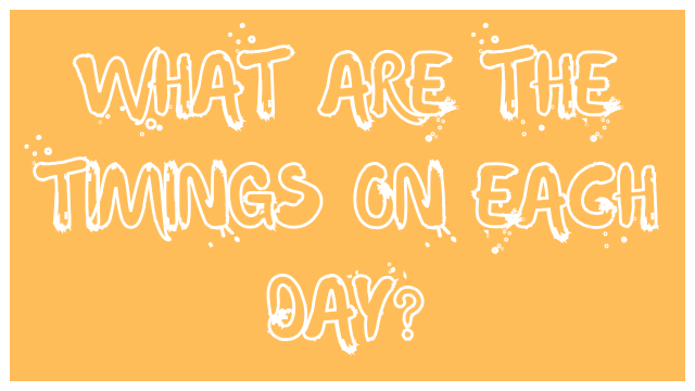 HoverText* 9:30am - 1:30pm