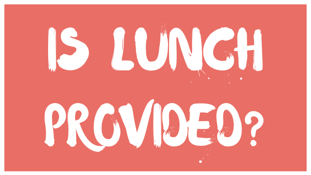 HoverText* Yes, we'll food provide unless you select 'bringing packed lunch' on the consent form..