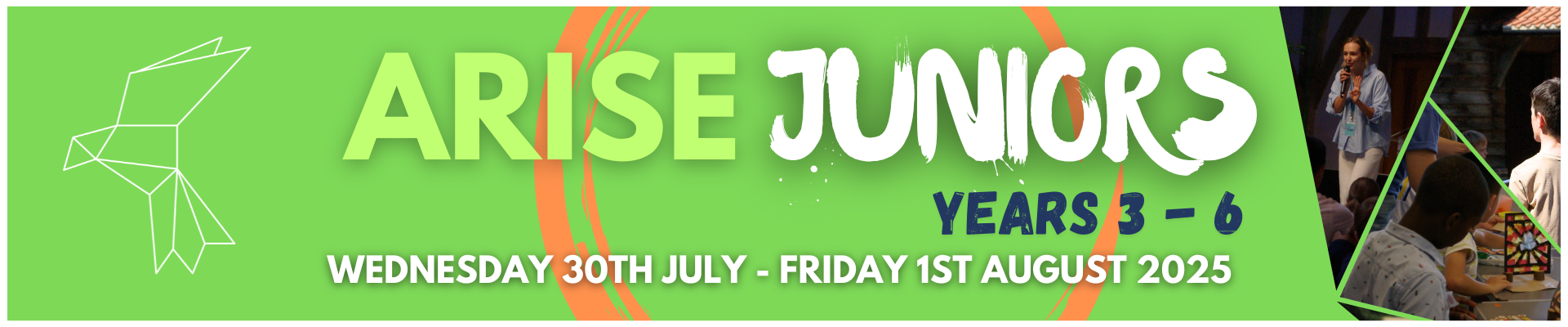 Arise Juniors banner - website