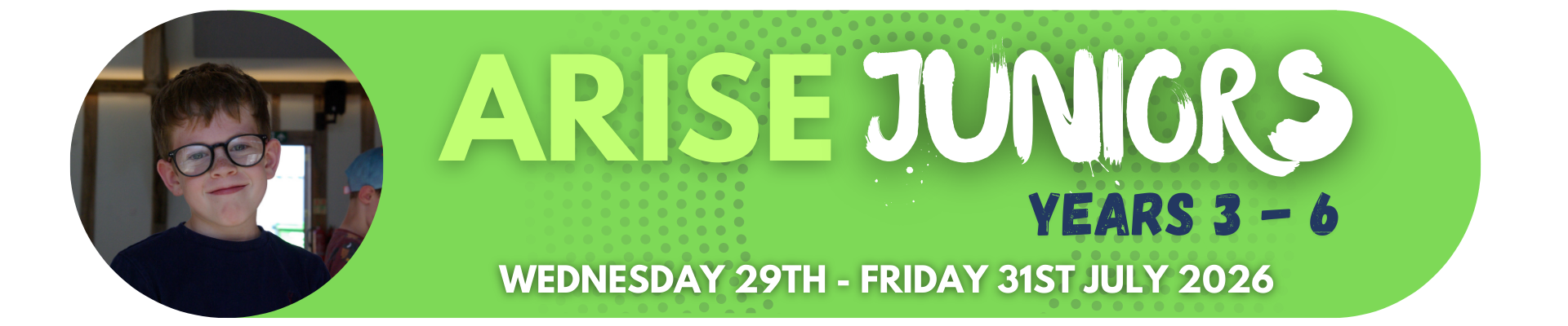 Arise Juniors banner - website