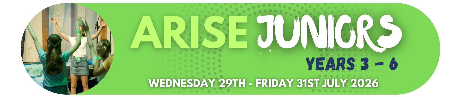 Arise Juniors banner - website